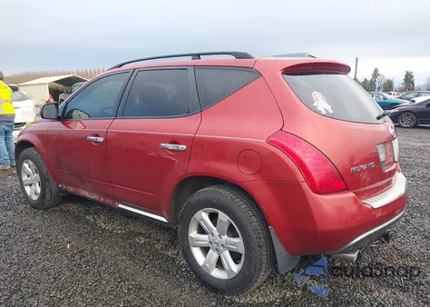 2006 Nissan Murano Sl z USA, uszkodzony, nr VIN JN8AZ08T66W421224